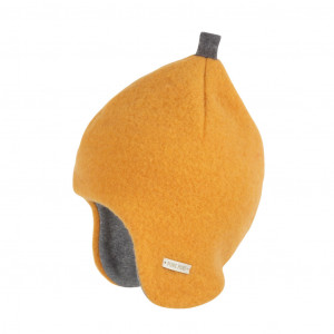 Căciulă din lână merinos fleece Pure Pure - Honey