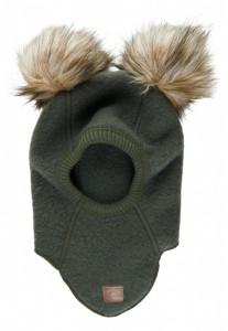 Cagulă lână merinos fleece Mikk-line - Forest Night