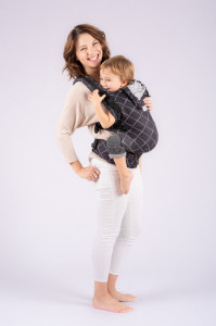 Marsupiu Ergonomic, Isara The Trendsetter, marime Toddler, Diamonda Black