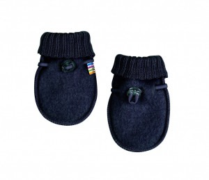 Manusi Joha lana merinos fleece - Basic Navy