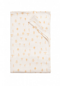 Păturică de infasat/Swaddle din muselină Organic by Feldman - Protective Forest