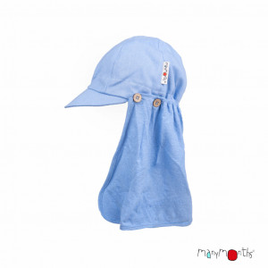 Șapcă ajustabilă ManyMonths cânepă și bumbac - Della Robbia Blue