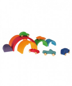 Set Curcubeu, 6 piese - Grimm's Spiel und Holz Design