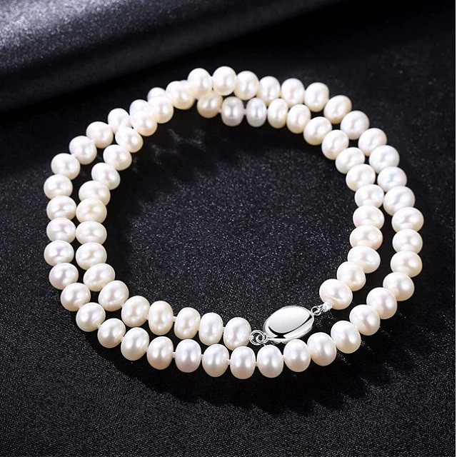 Colier perle naturale