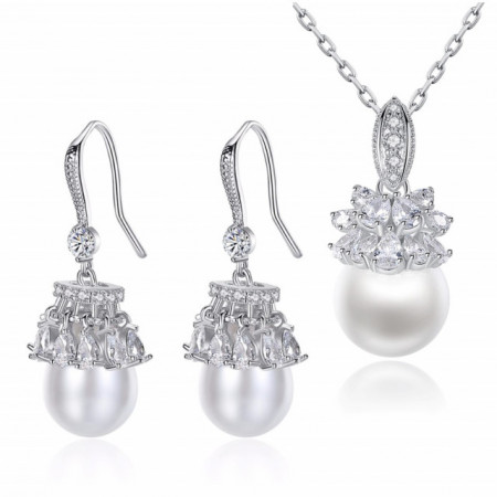 set bijuterii cu perle