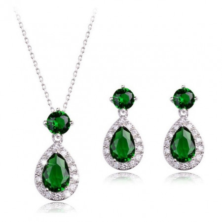 Set de bijuterii Elisia Emerald