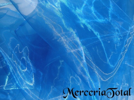 Organza albastru
