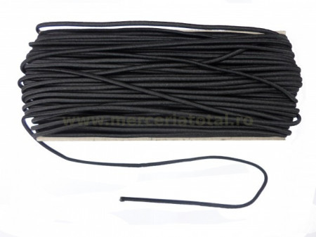 Elastic Rotund Negru