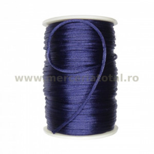 Snur saten bleumarin