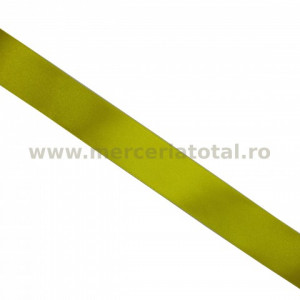 Panglica saten 25mm galben