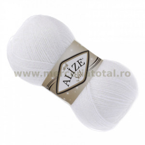 Alize Şal Simli 55 white