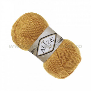 Alize Şal Simli 02 saffron