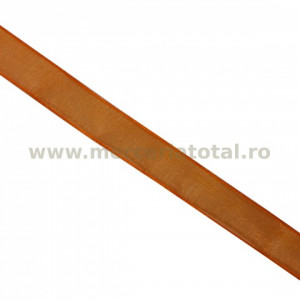 Panglica organza 12mm portocaliu