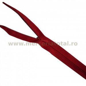 Fermoar ascuns 20cm rosu