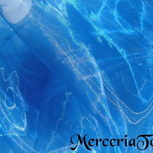 Organza albastru