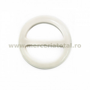 Catarama plastic rotunda 40mm alb