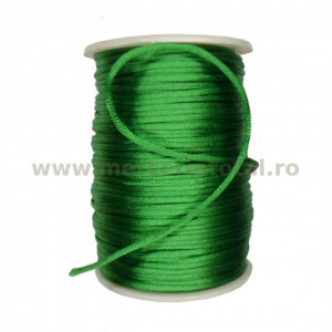 Snur saten verde