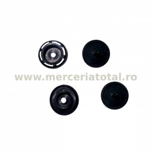 Capsa plastic 12mm negru