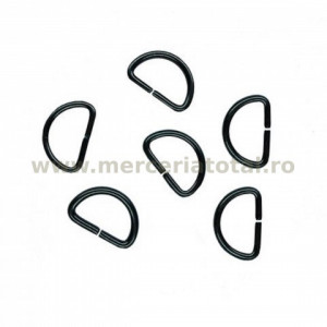 Inel metalic tip D 15mm negru