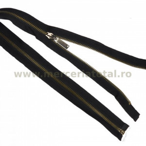 Fermoar metalic detasabil 60cm negru