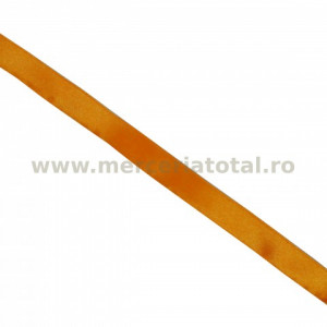 Panglica saten 12mm portocaliu