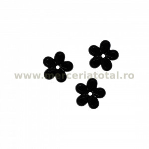 Stras floare negru
