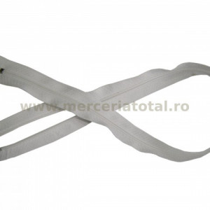Fermoar 50cm alb