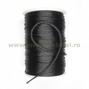 Snur saten negru