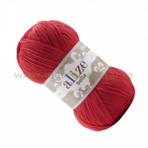 Alize Bella 100 56 red