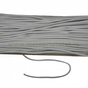 Elastic rotund alb