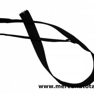 Fermoar ascuns 50cm negru