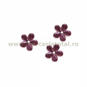 Stras floare roz