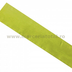 Panglica organza 40mm galben