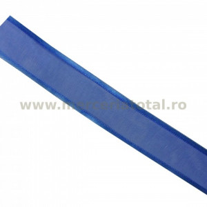 Panglica organza 25mm albastru