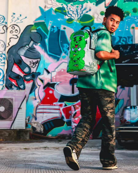 Backpack Sprayground MONEY BEAR DREAMIN OF MONEY DLXSR BACKPACK Green