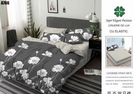 Lenjerie din Finet, Cearceaf cu Elastic-FE6B 783