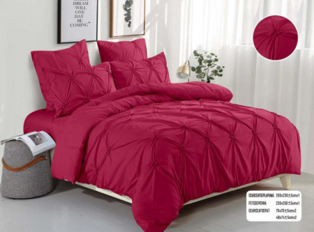 Lenjerie de Pat cu Pliuri 6 piese-BS6N 13