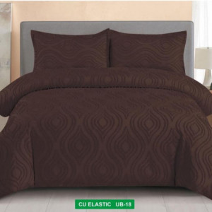 Lenjerie de Pat cu model în relief-Cearceaf cu Elastic-UB 18