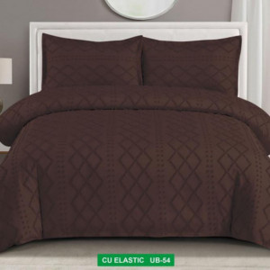 Lenjerie de Pat cu model în relief-Cearceaf cu Elastic-UB 54