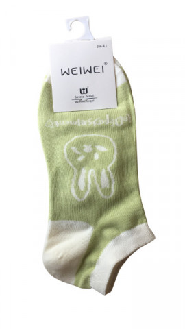 Sosete scurte, dama, bumbac, Weiwei, verde menta
