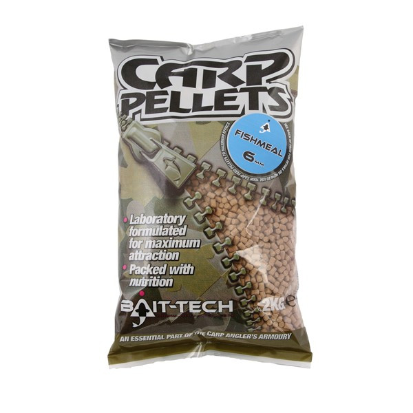 Fishmeal CARP FEEDER Pellets 2kg Bait-Tech (Diametru: 6 mm)