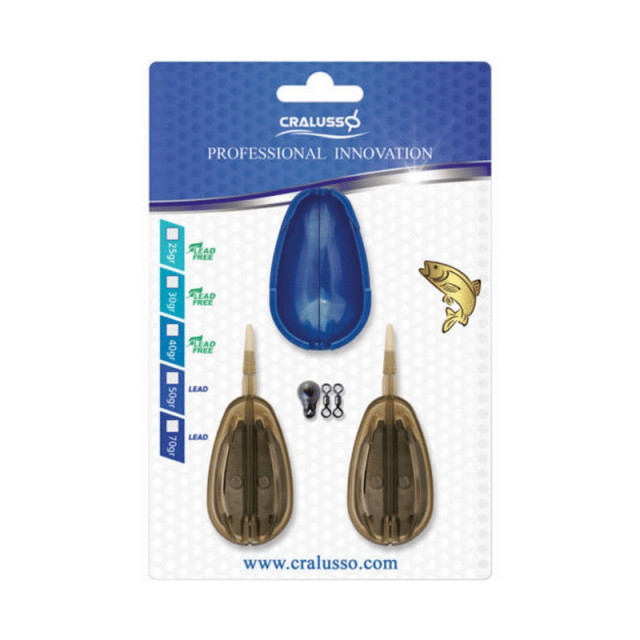 Set Cralusso Sensitive Method, 2 momitoare + matrita (Greutate plumb: 40g) Cralusso