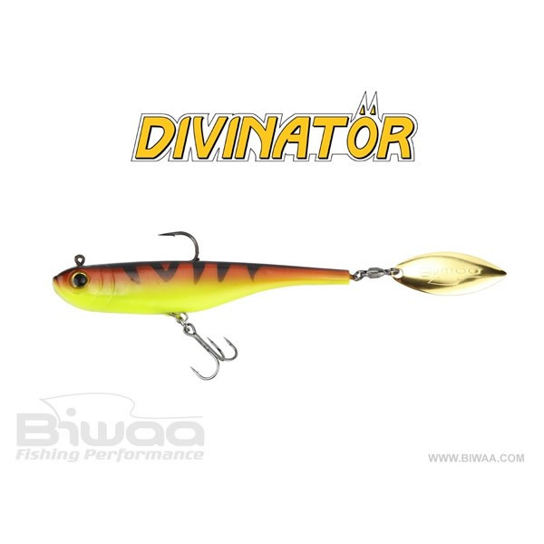 Spinnertail Divinator Medium Red Tiger 18cm / 35g / 1buc / plic Biwaa