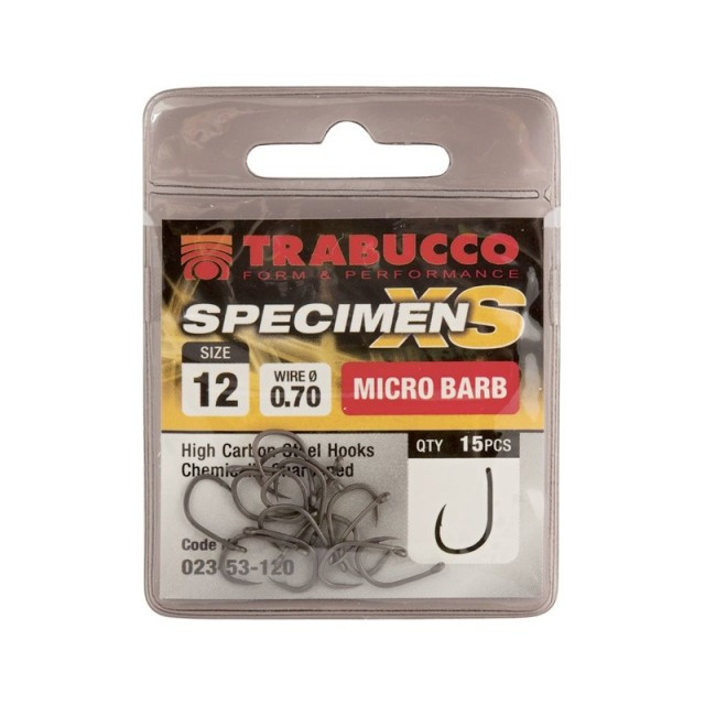 Carlige Specimen XS /15 buc/ plic Trabucco (Marime Carlige: Nr. 8) pescar-expert.ro imagine 2022