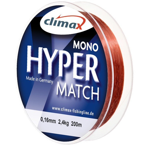 Fir Climax Hyper Match Sinking, Gri, 200m (Diametru fir: 0.22 mm) Climax