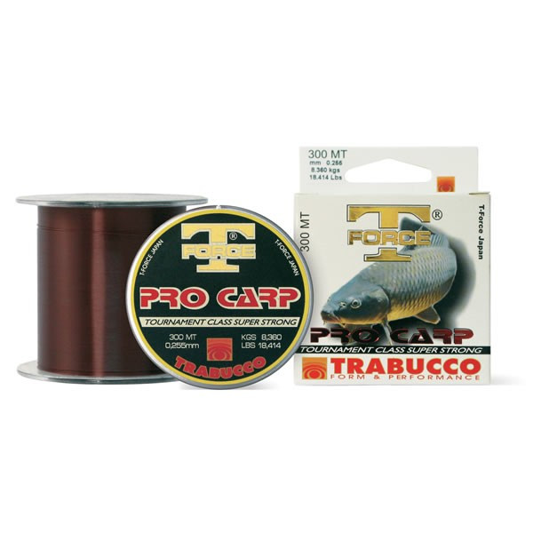 Fir monofilament T-Force Pro Carp 300m Trabucco (Diametru fir: 0.25 mm)