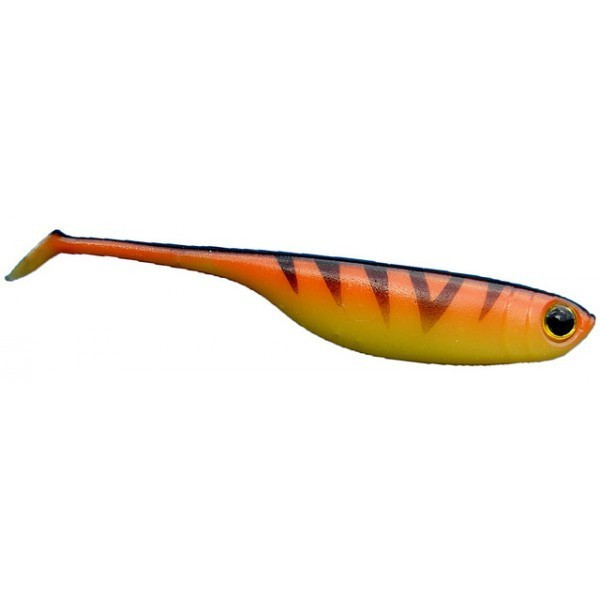 Shad Divinator S Red Tiger 10cm, 5buc/plic Biwaa