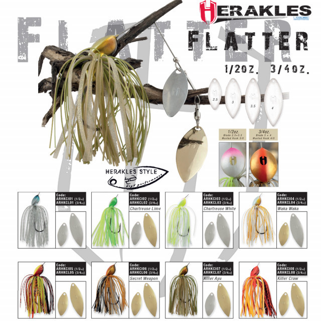 Spinnerbait Herakles Flatter, Secret Weapon, 21g Herakles