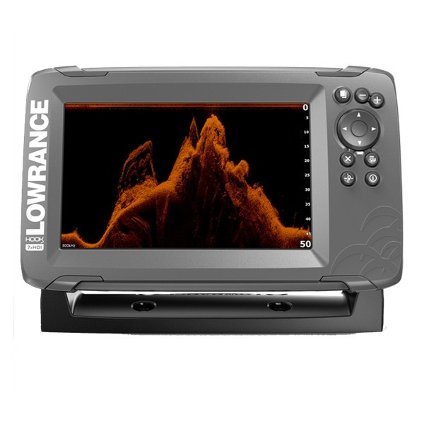 Sonar Lowrance Hook2-7x SplitShot Transducer + GPS Plotter Lowrance imagine 2022