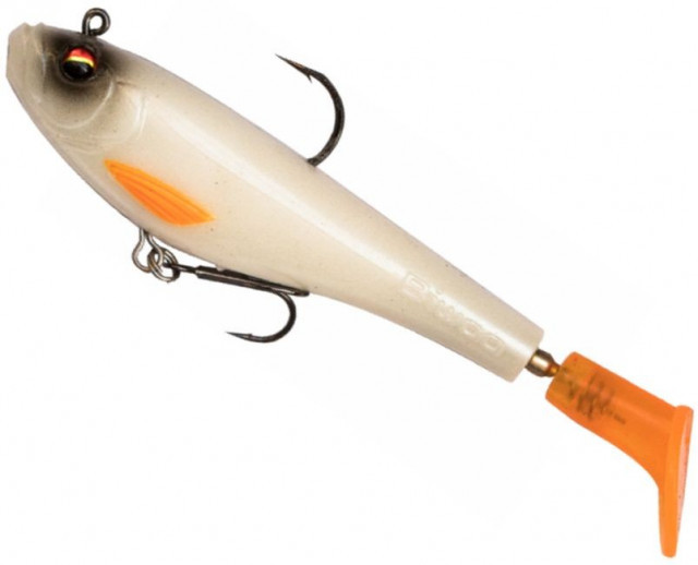 Swimbait Biwaa Spinjet 4″, Pearl White, 10cm, 18g BIWAA imagine 2022